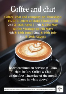 Midweek communion/ Coffee and Chat